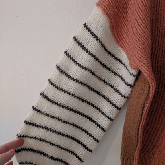 NWT Madewell Balloon Sleeve Striped Sweater - Picture 5 of 6